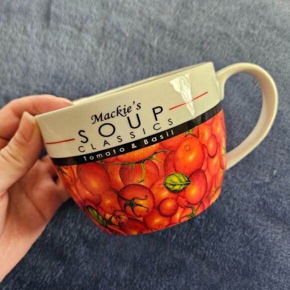 Vintage Mackie's Soup Classic 650ml Bowl Mug - Tomato & Basil - Picture 2 of 7